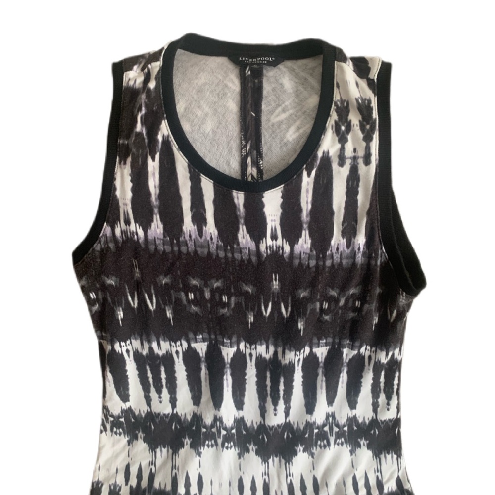 Pre Owned Women’s Liverpool Los Angeles Tye Dye Tank Top Shirt Sz Med Abstract